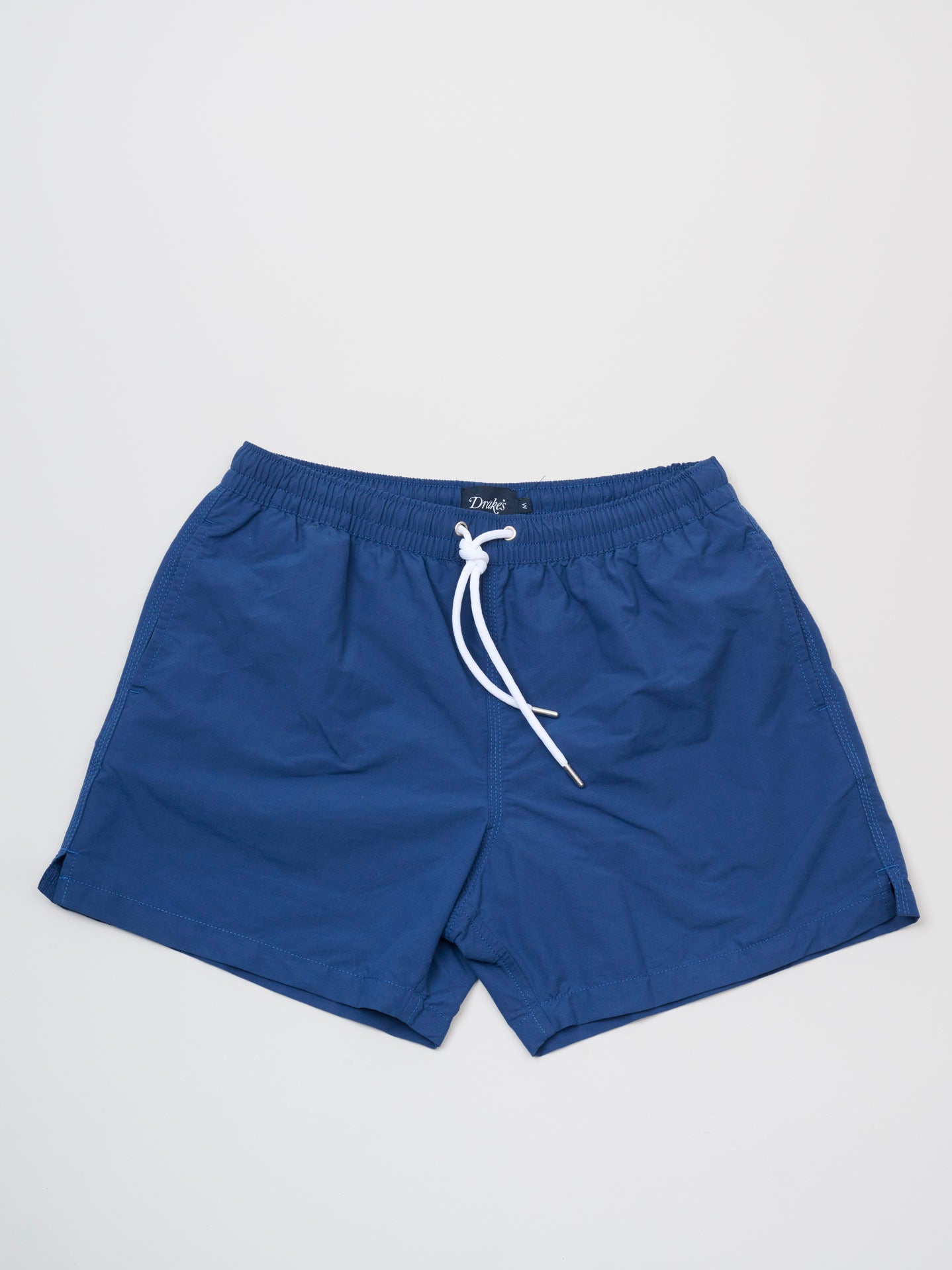 Nylon Drawstring Swim Shorts, Navy