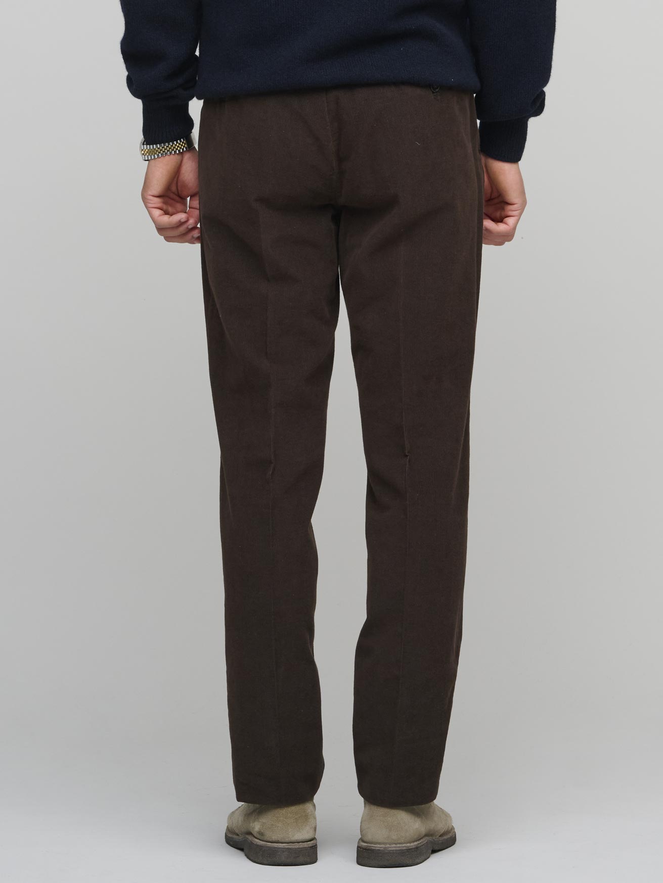 Regular Corduroy Trousers, Brown