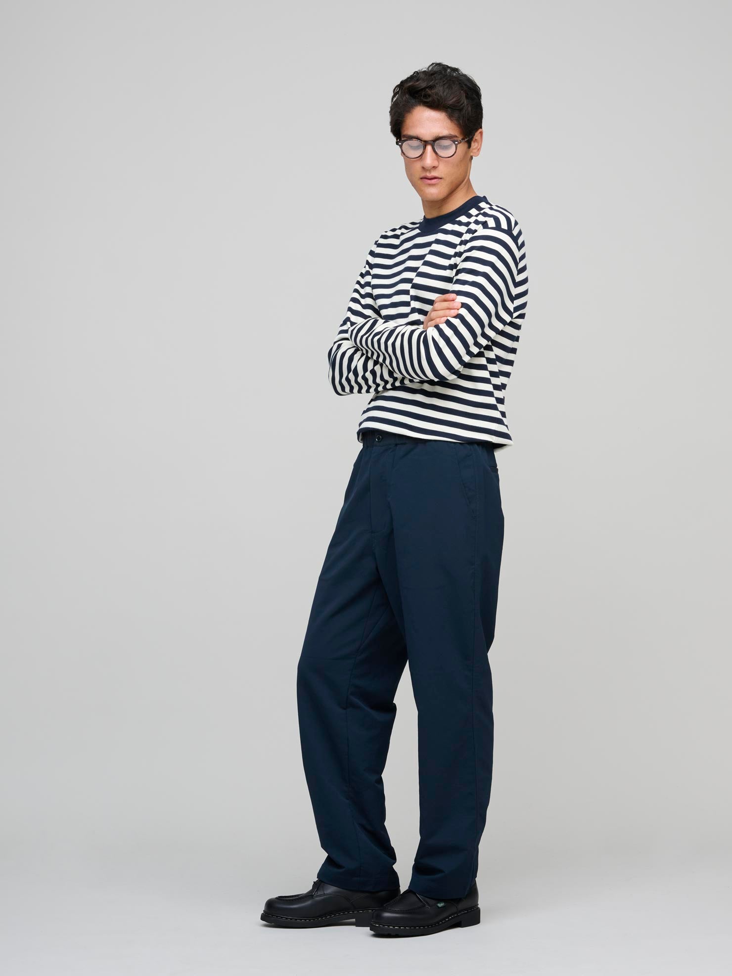 ALPHADRY® Wide Easy Pants, Navy