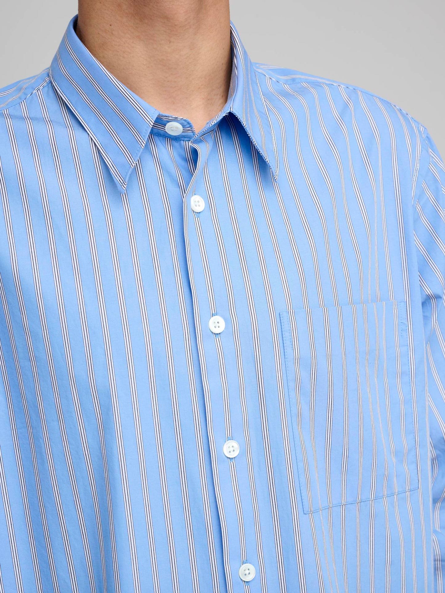 Ace Shirt, Light Blue Stripe