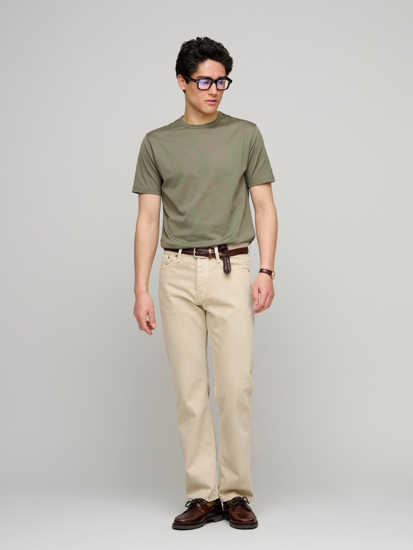 Classic Cotton T-shirt, Khaki