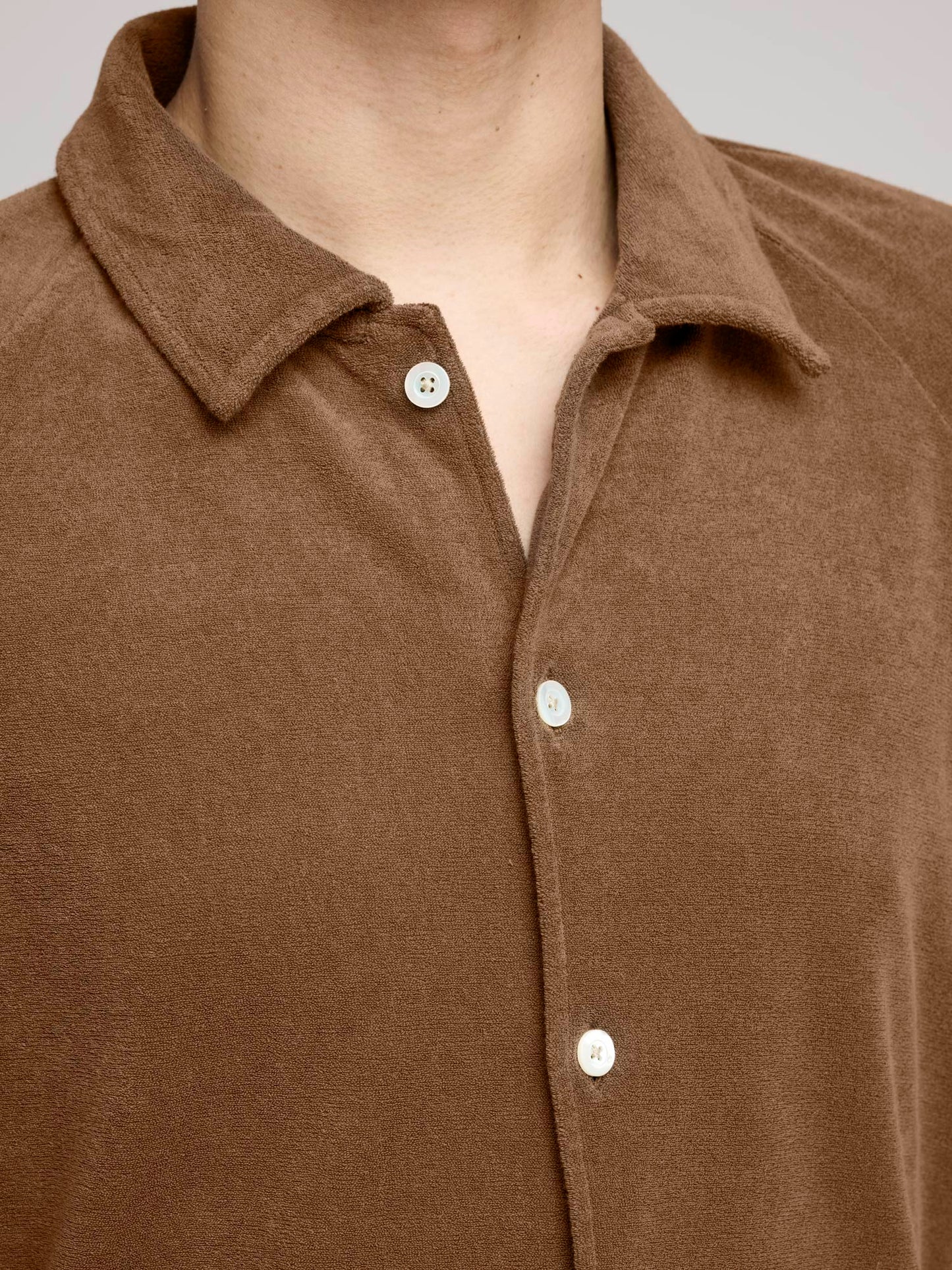 Cruiser Short Sleeve Terry Shirt, Brown