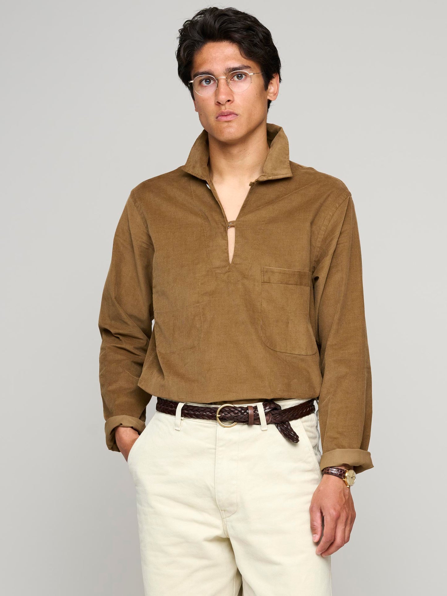 Corduroy Smock, Tobacco