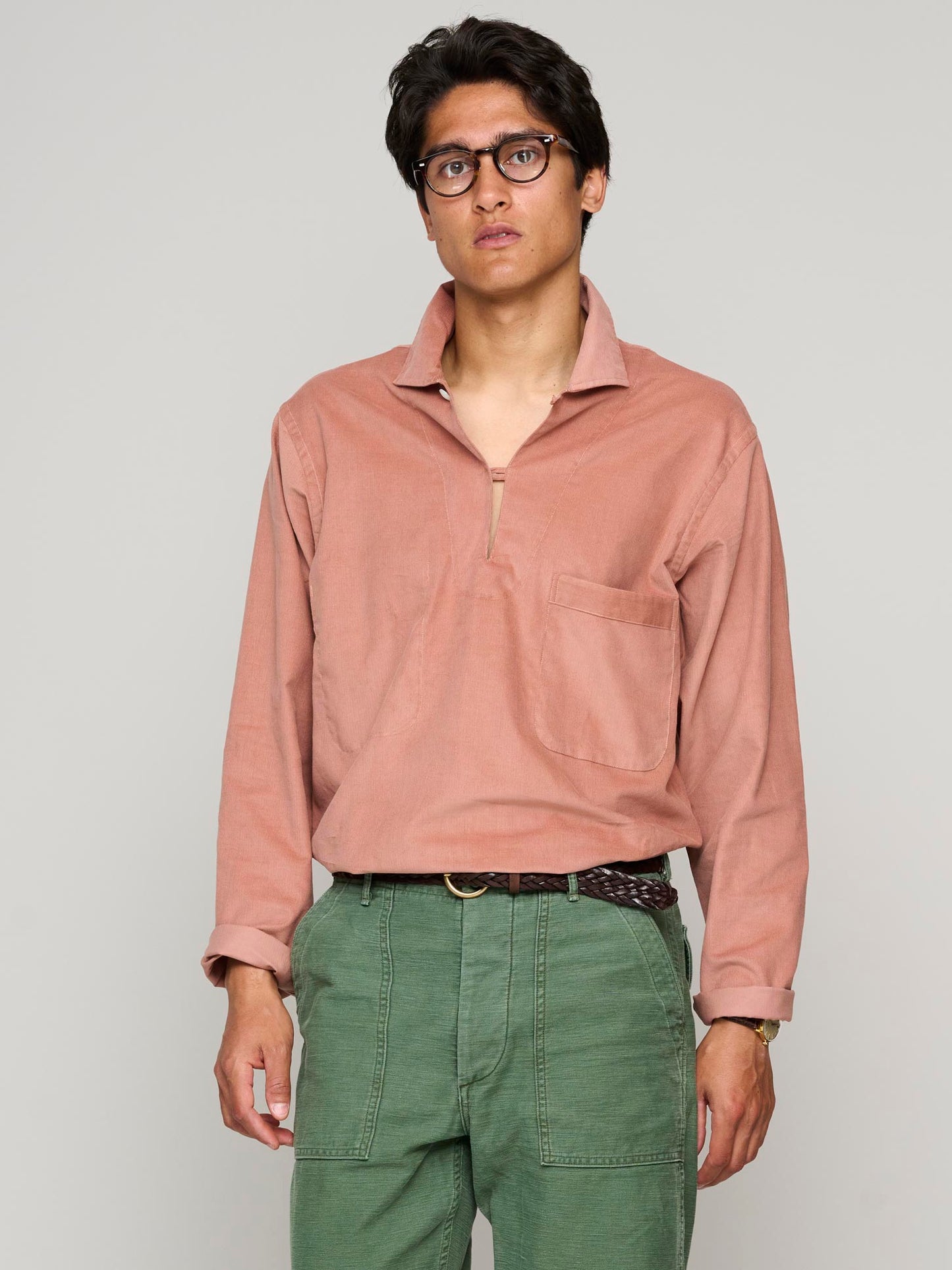 Corduroy Smock, Washed Pink