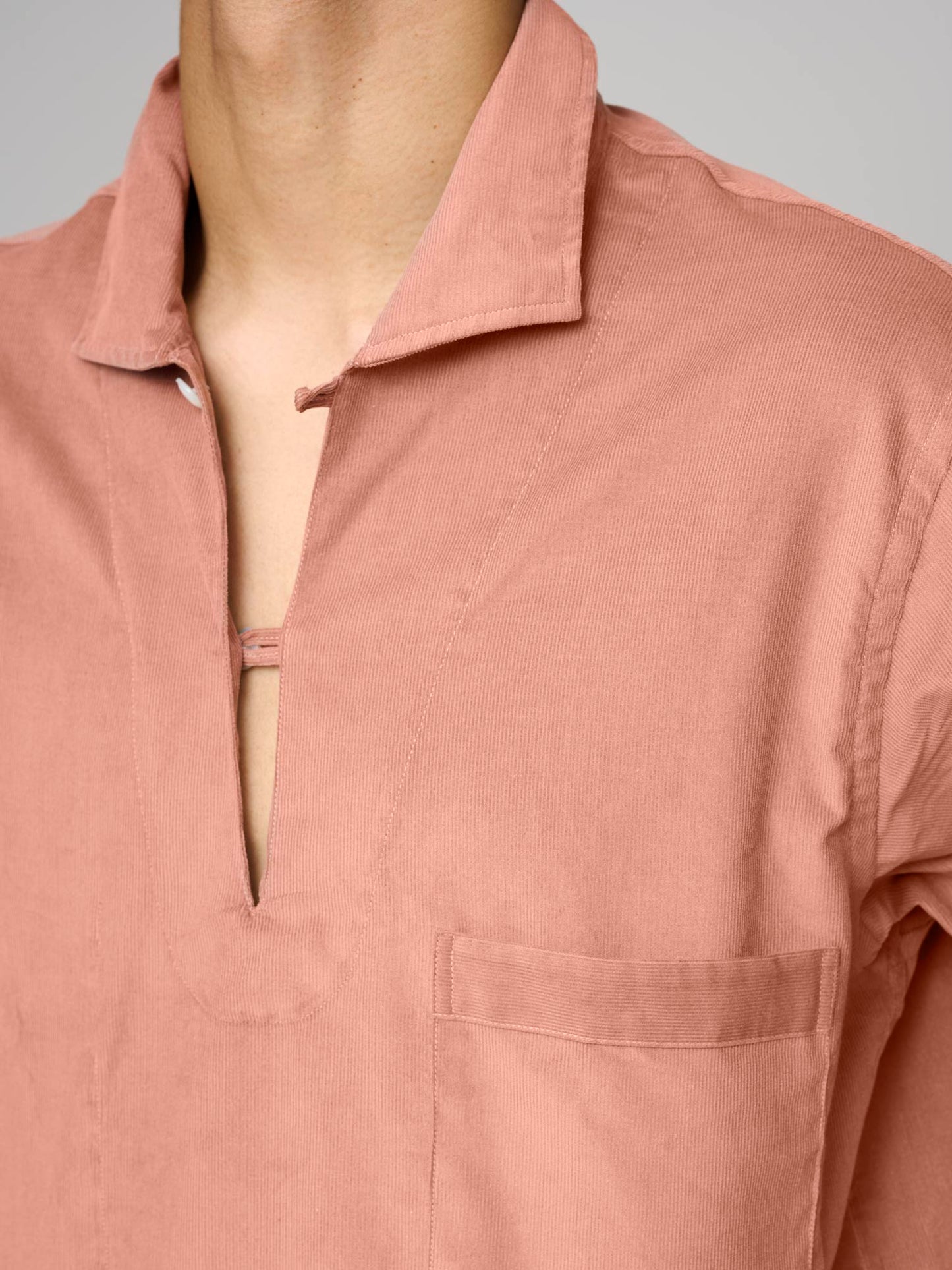 Corduroy Smock, Washed Pink