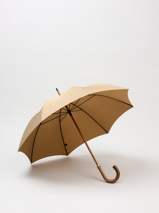 Umbrella W. Malacca Handle, Camel