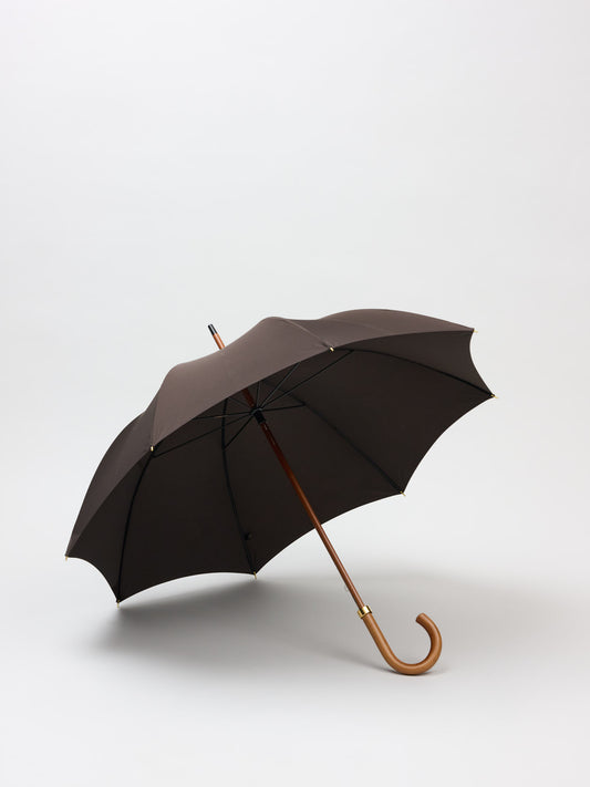 Umbrella W. Malacca Handle, Brown