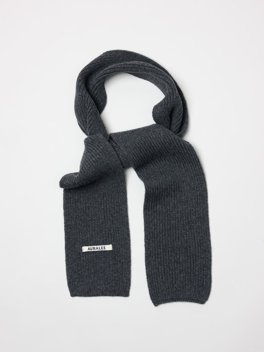 Light Cashmere Knit Stole, Charcoal