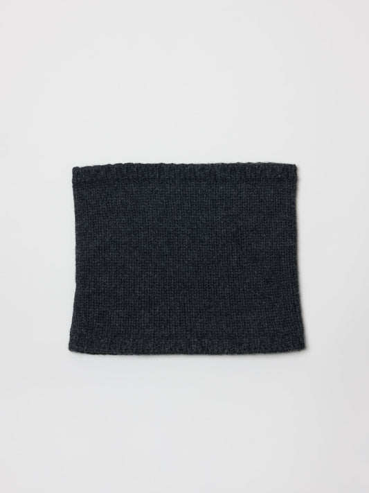 Chunky Neckwarmer Merino Cashmere, Storm Grey