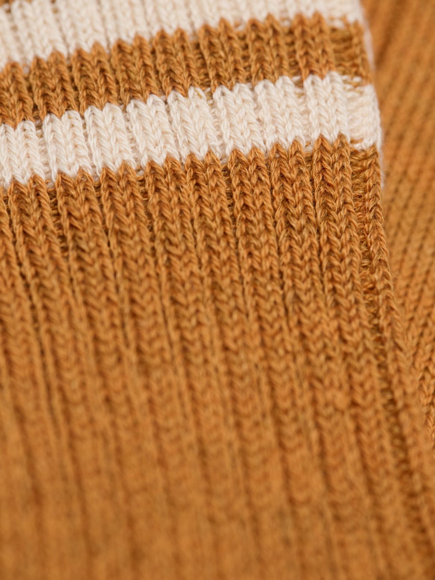 Hemp Organic Cotton Stripe, Sunset Gold/White Sand