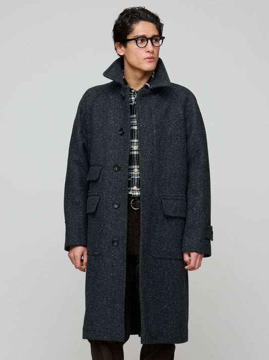 Raglan Overcoat Fleck, Grey