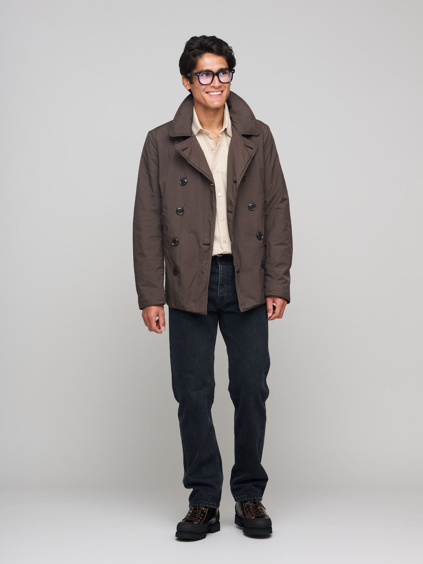 Hopper Peacoat, Brown