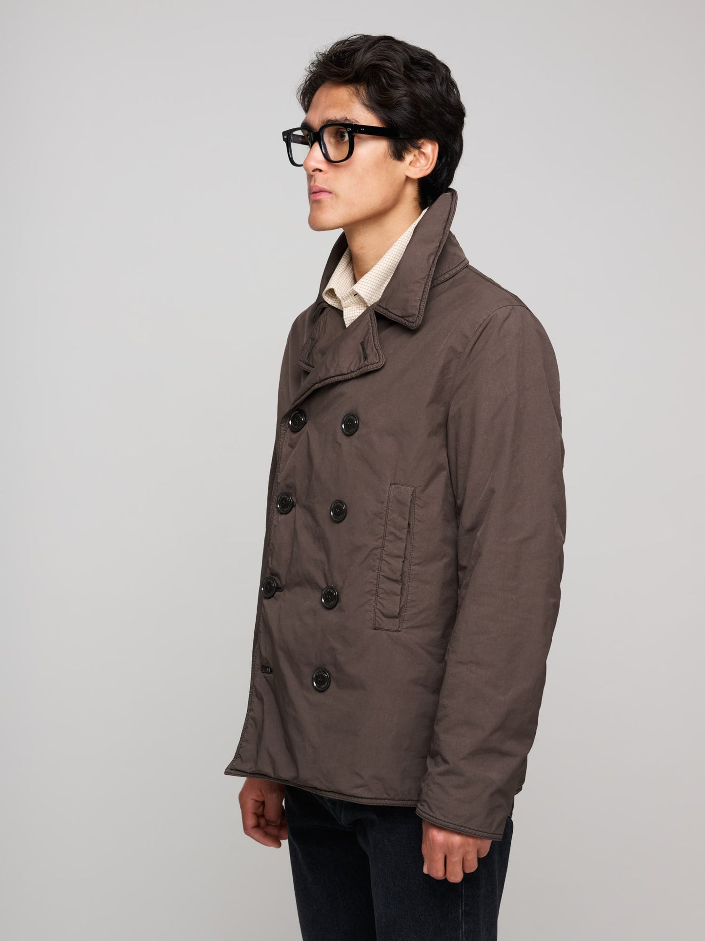 Hopper Peacoat, Brown