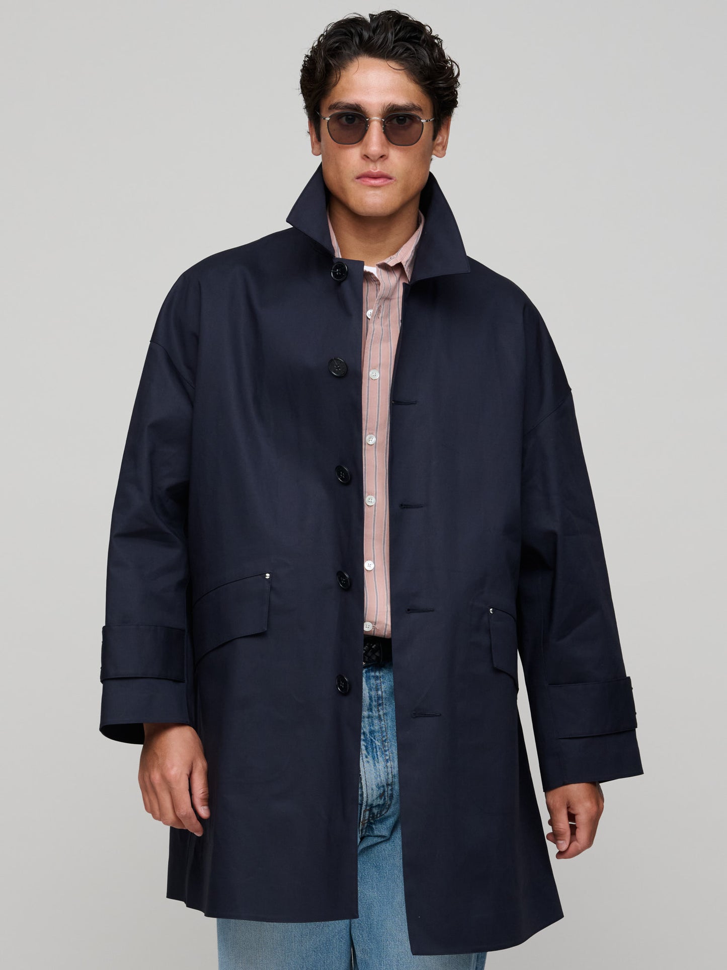 Humbie Raintec Coat, Navy