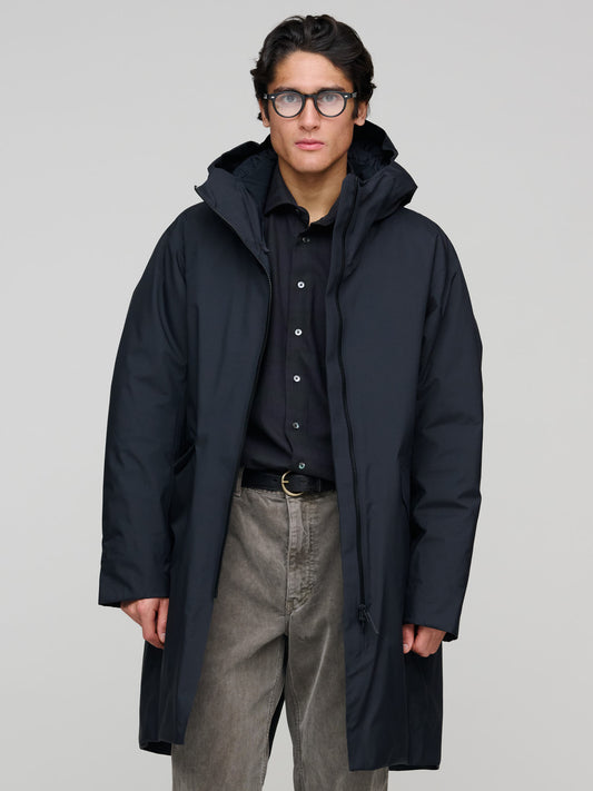 Monitor Down Coat, Black