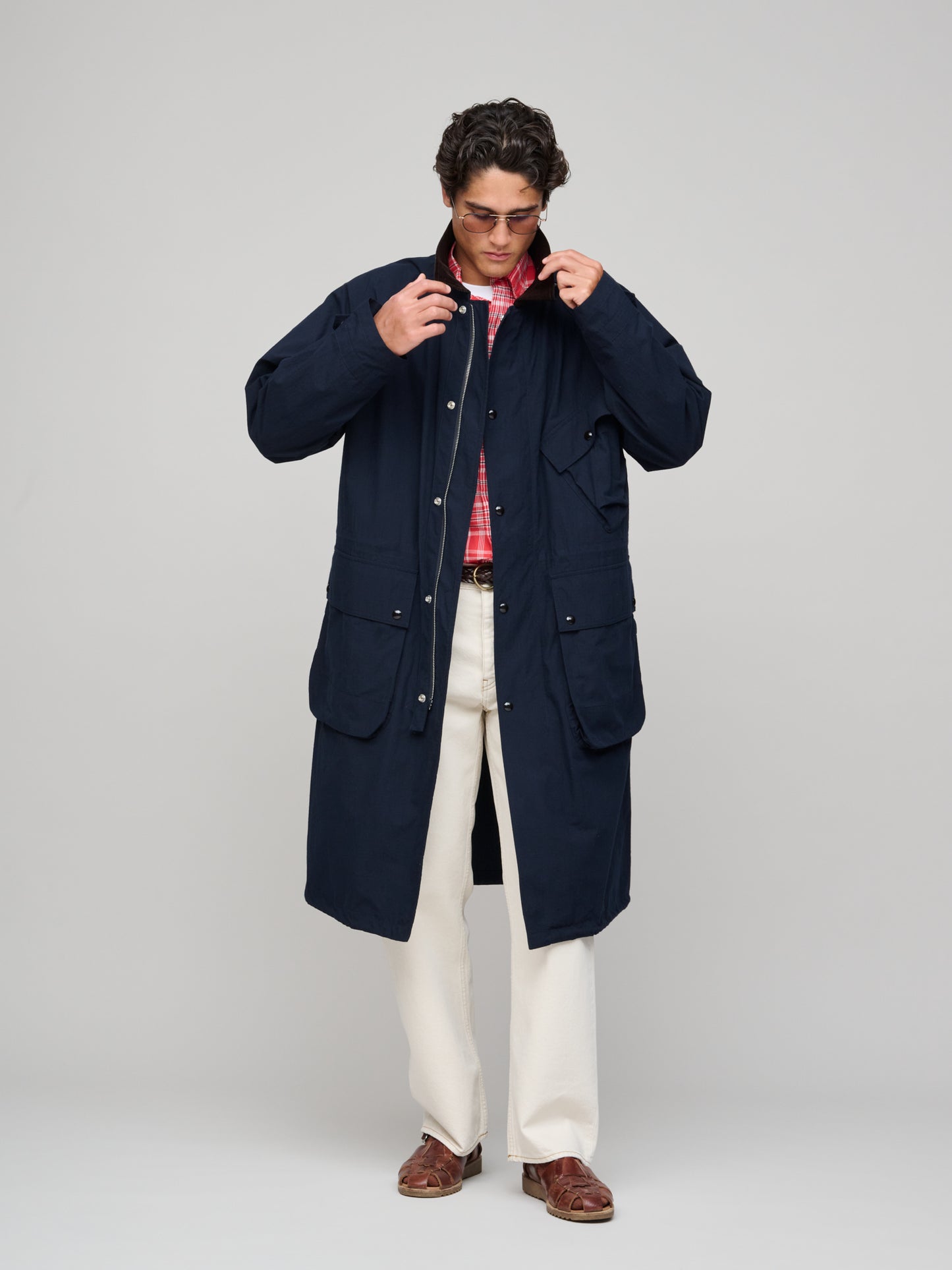Ripstop Cotton D-77 Parka, Navy