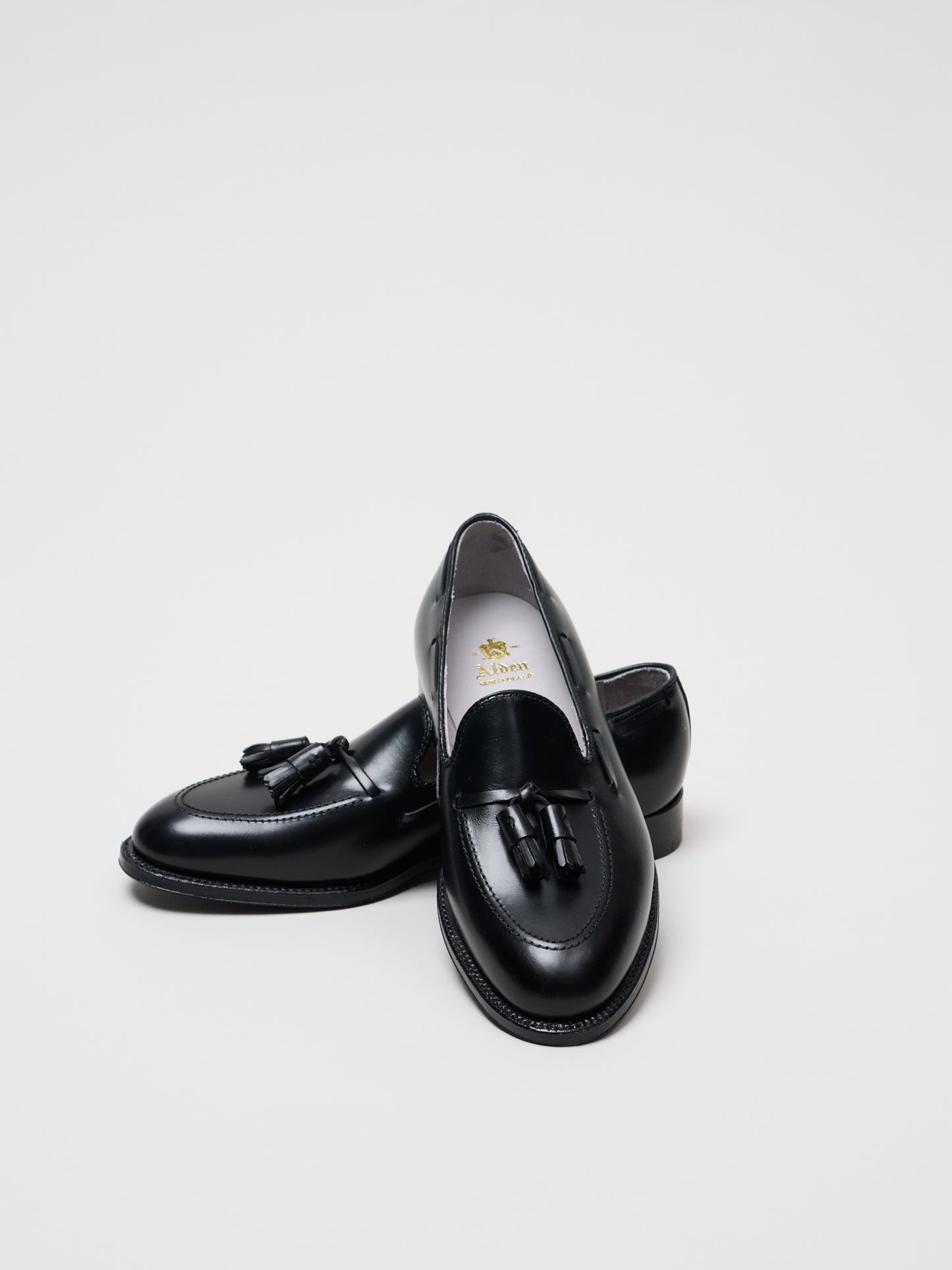 660 Tassel Moccasin Loafer Black Calfskin, E width