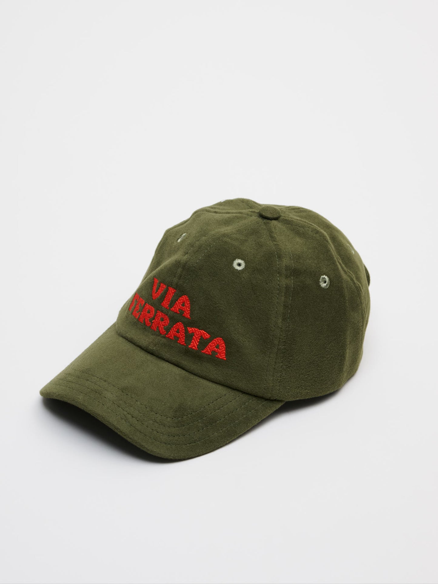 Via Ferrata Moleskin Baseball Cap, Olive