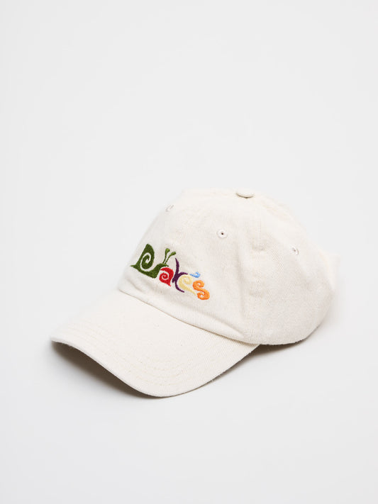 Raw Twill Baseball Hat, Ecru