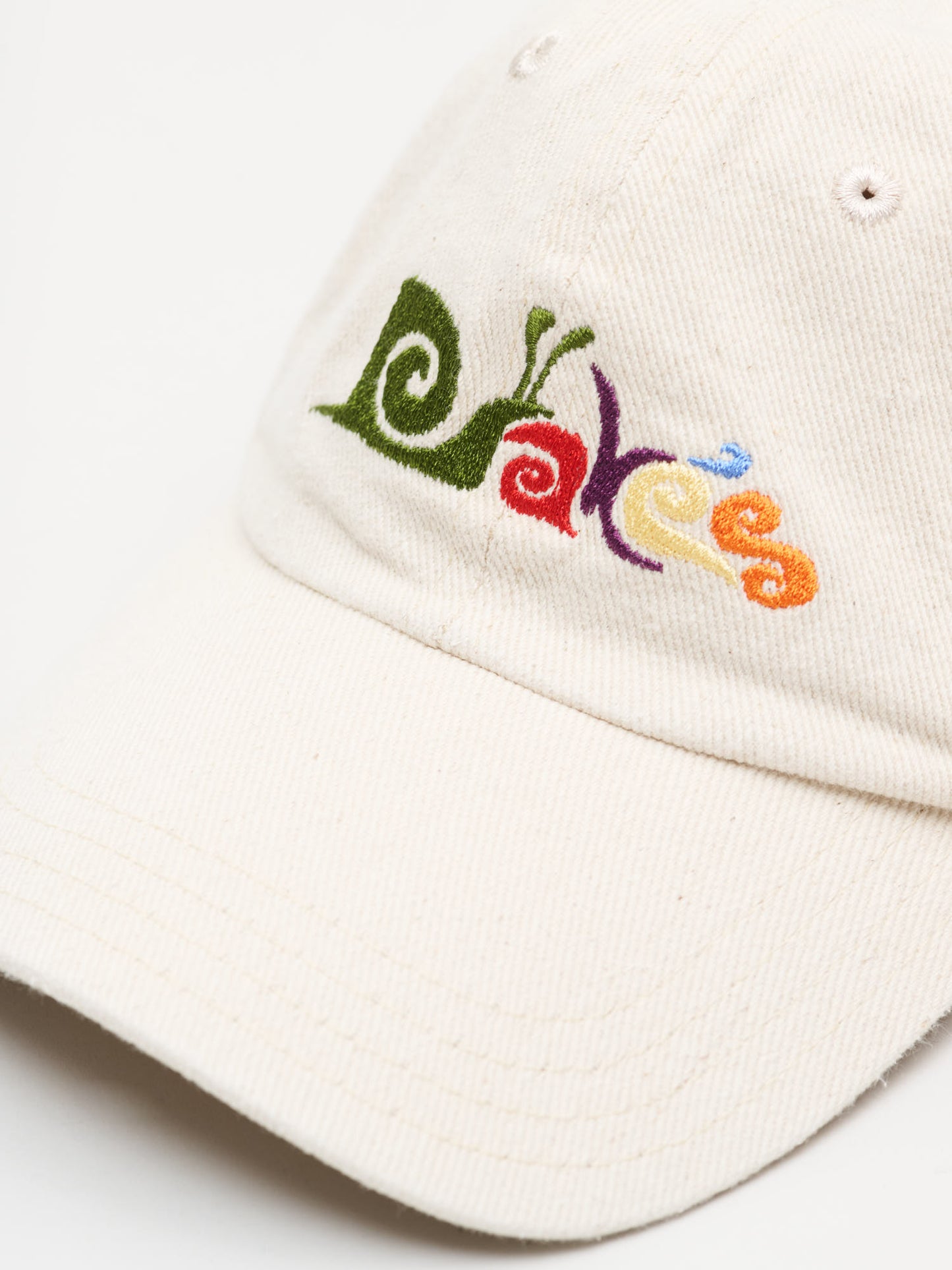 Raw Twill Baseball Hat, Ecru