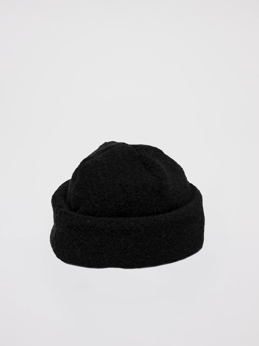 Recycle Wool Hat, Black