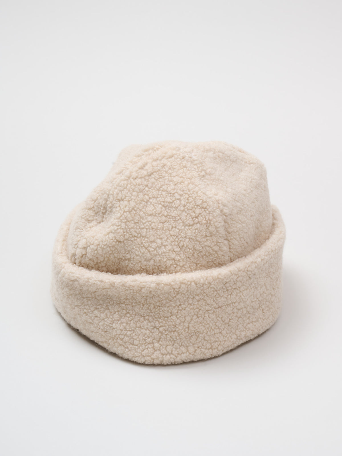 Recycle Wool Hat, Beige