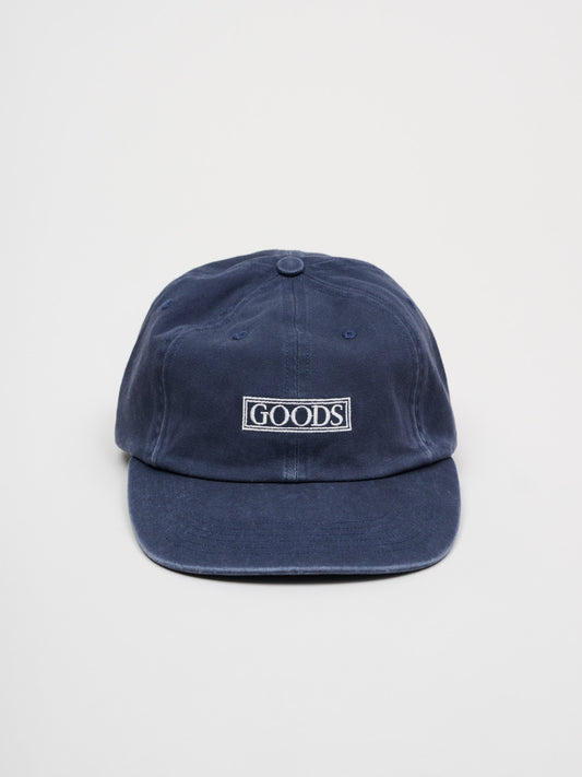 GOODS Cap, Washed Navy