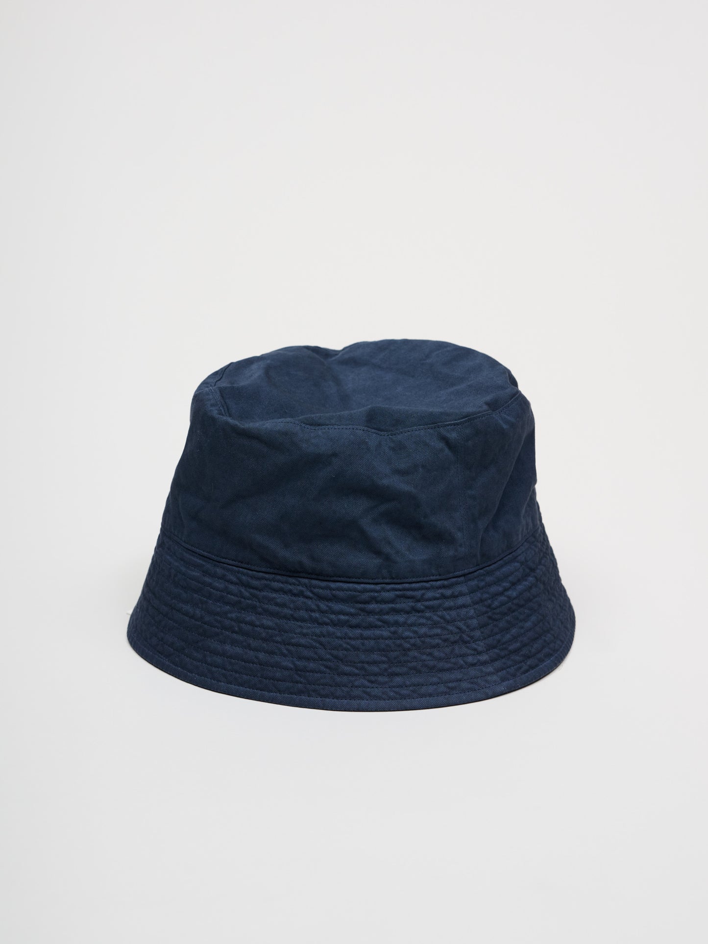 Garment-Dyed Finx Chino Bucket Hat Made By Kijima Takayuki, Navy