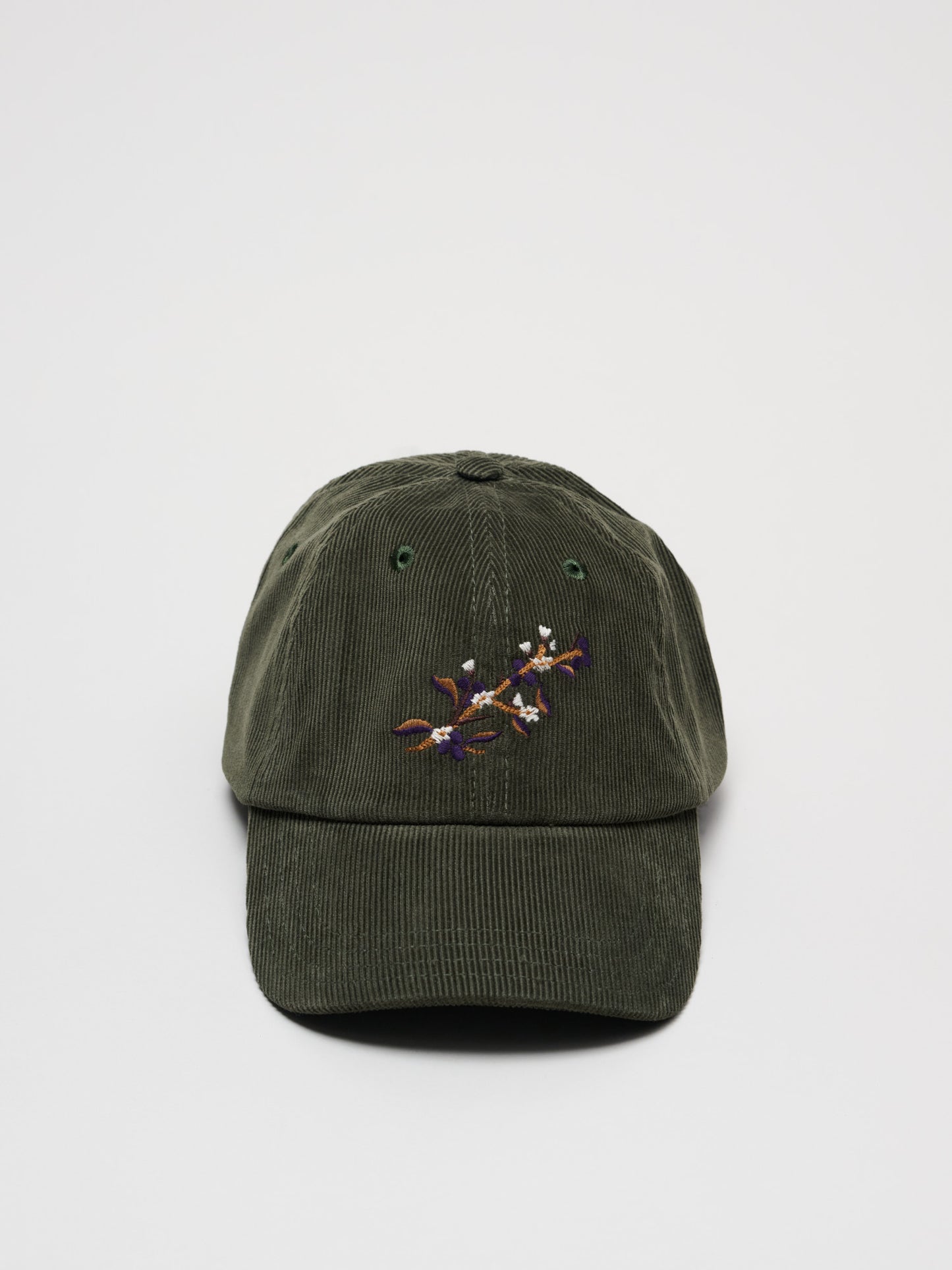 Blackthorn Needlecord Baseball Cap, Olive