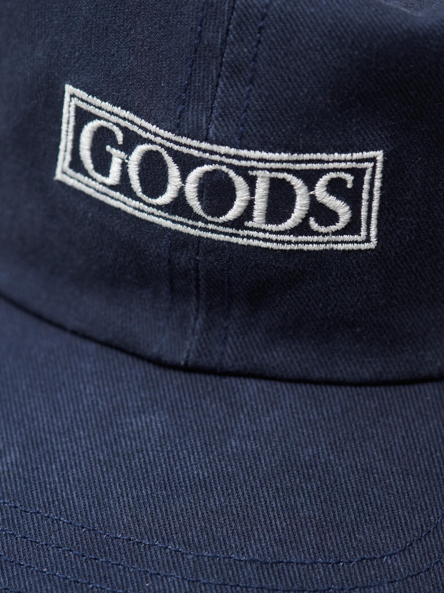 GOODS Cap, Washed Navy