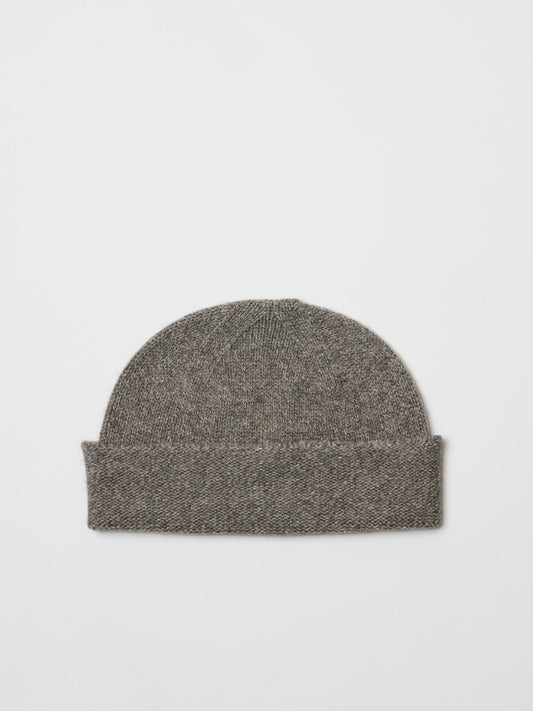 Lightweight Beanie Yak Wool Cashmere Blend, Natural Twist