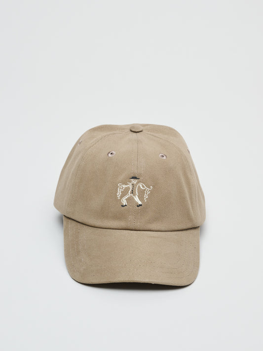 Onion Seller Twill Baseball Cap, Fawn Brown