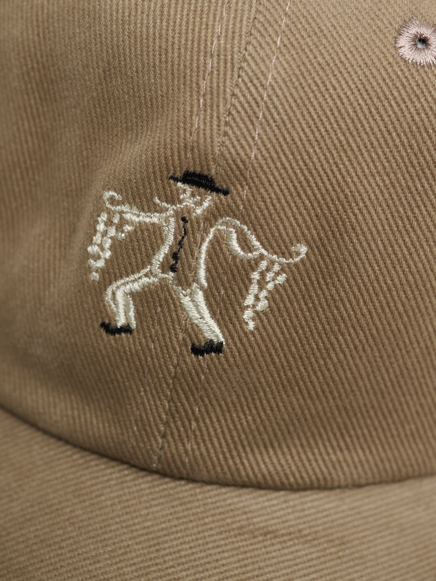 Onion Seller Twill Baseball Cap, Fawn Brown