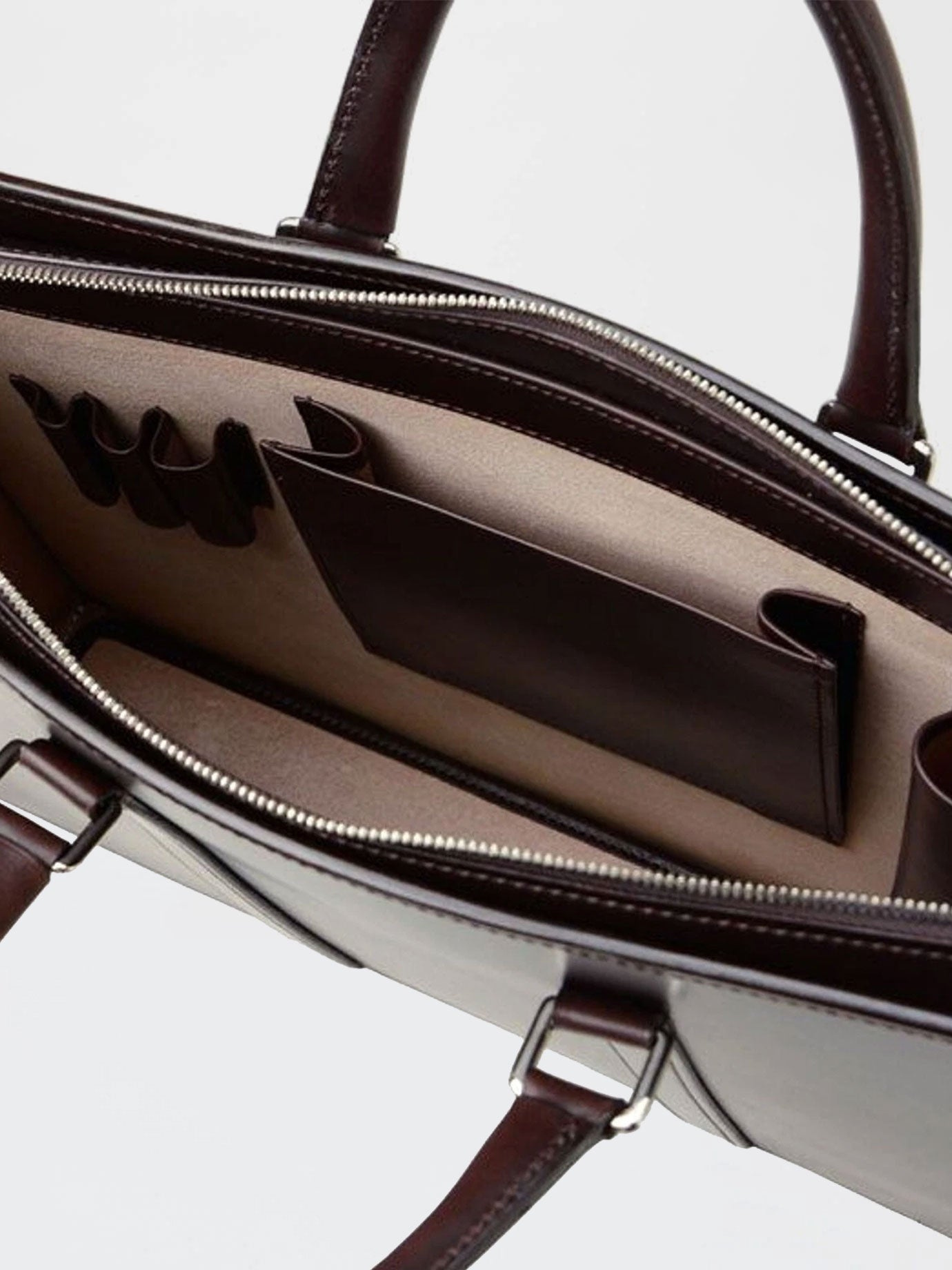 Hyderick Briefcase, Dark Brown