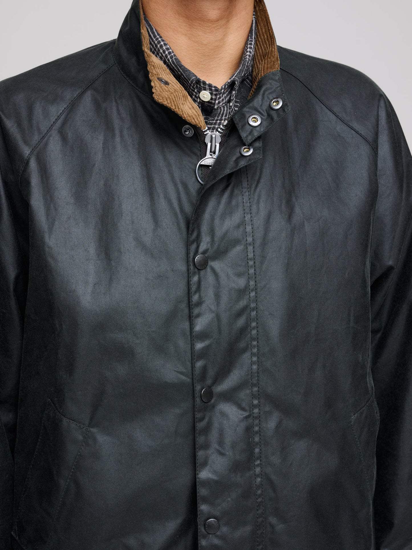 Blouson Transport Wax Jacket, Sage