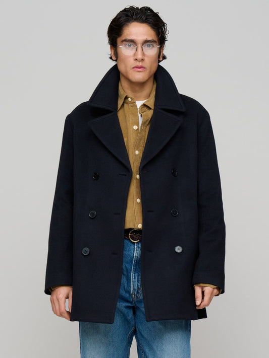 Dalton Wool Peacoat, Navy