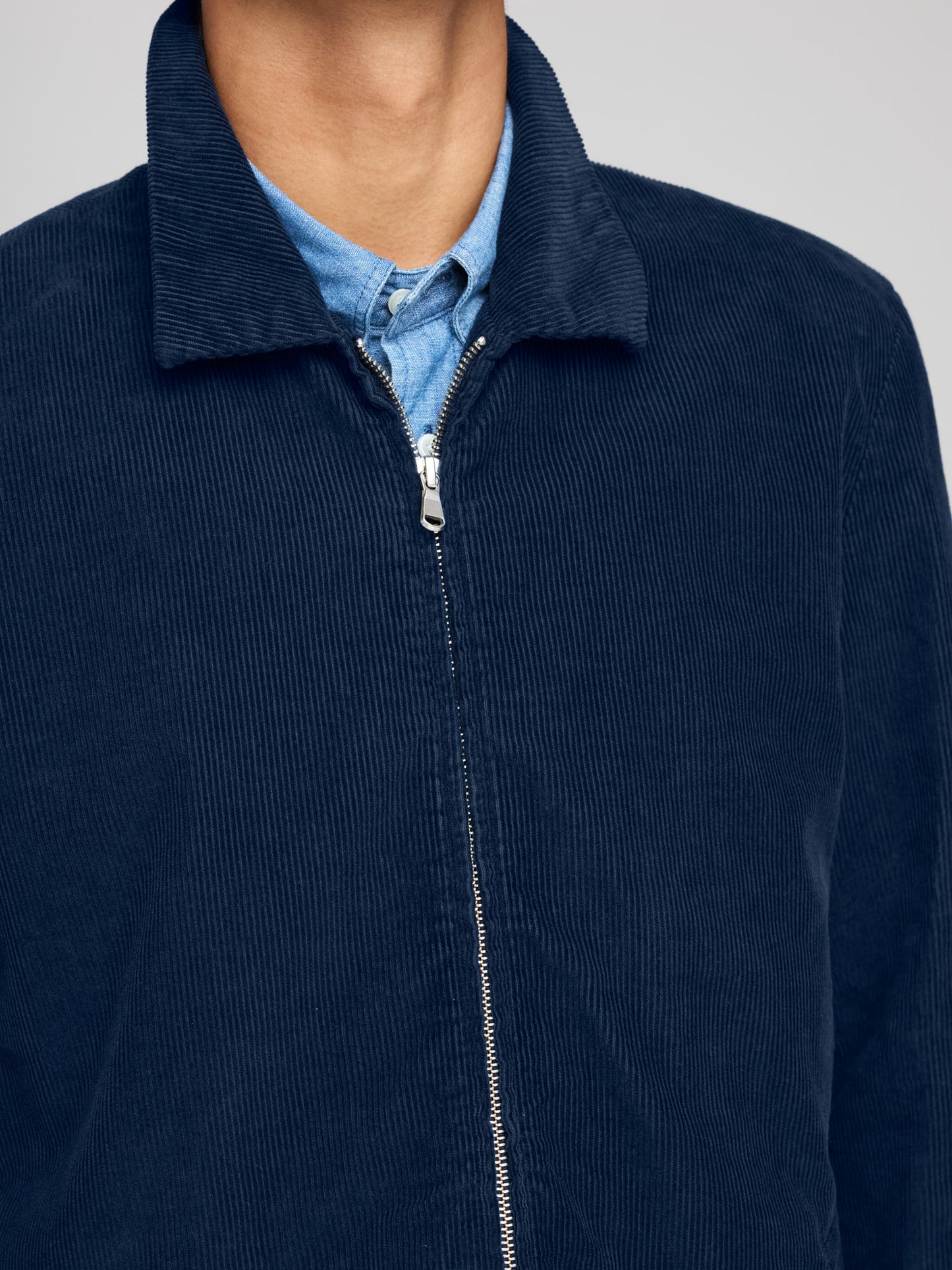 Cord Harrington Jacket, Navy