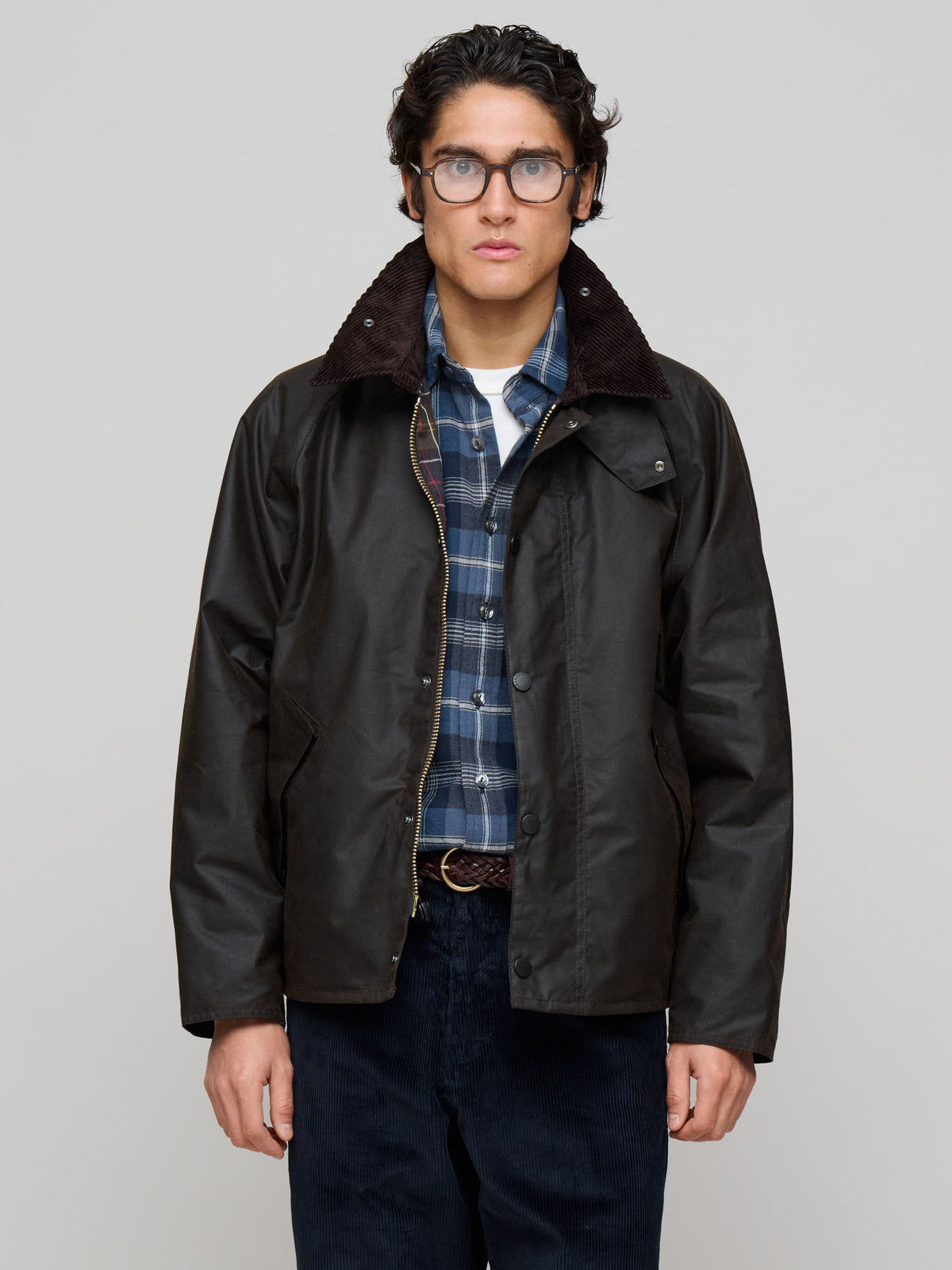 Transport OS Wax Jacket, Dark Brown