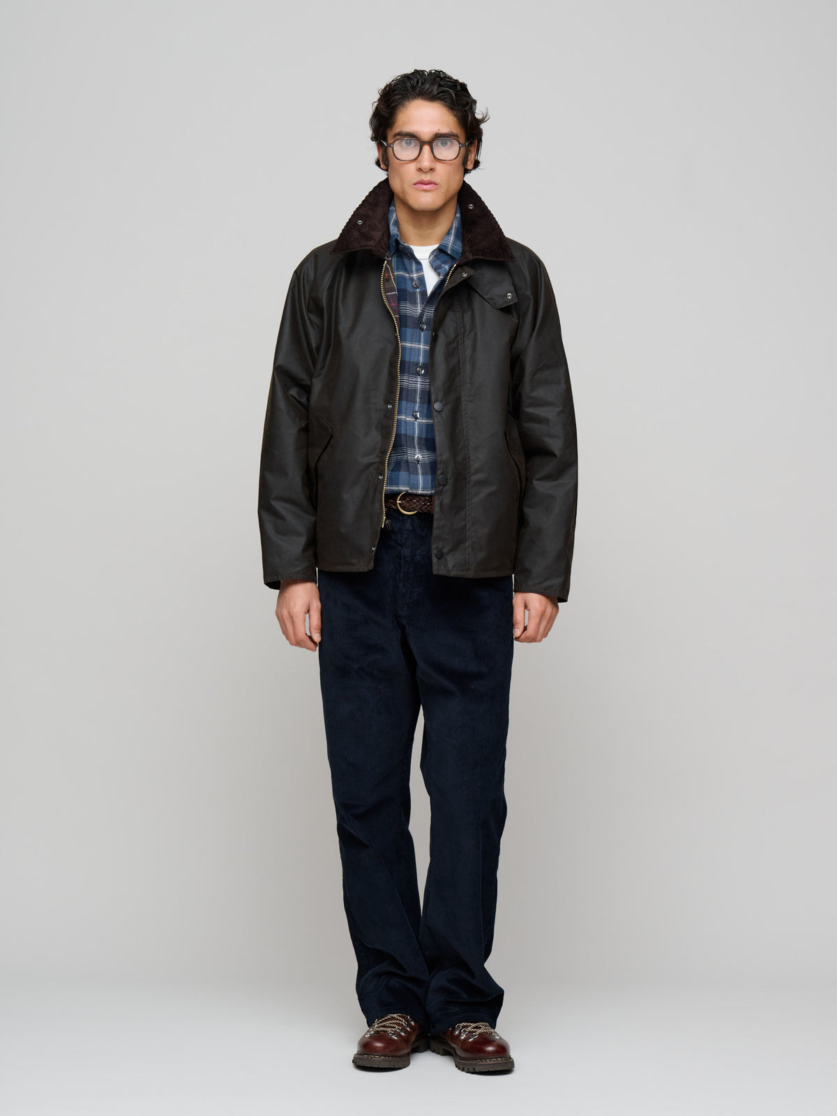 Transport OS Wax Jacket, Dark Brown