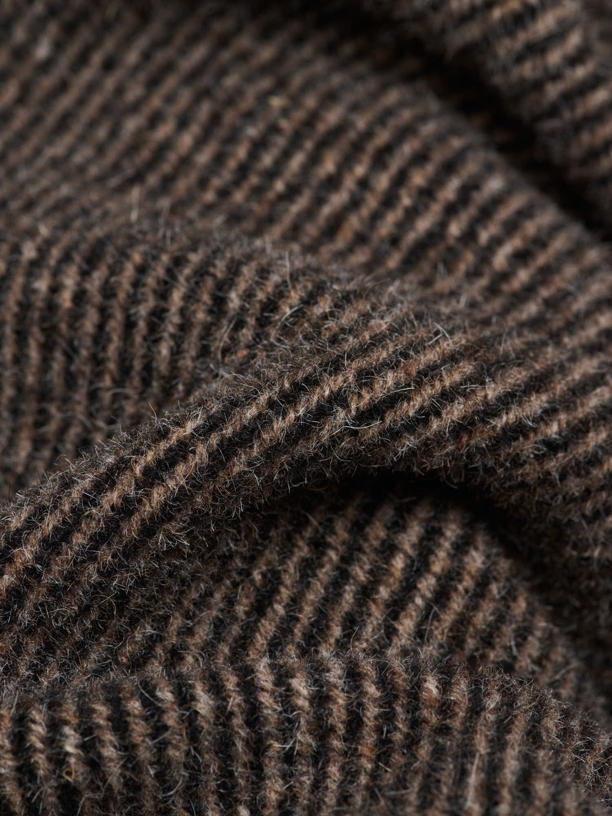Driving Jacket Wool, Brown/Black