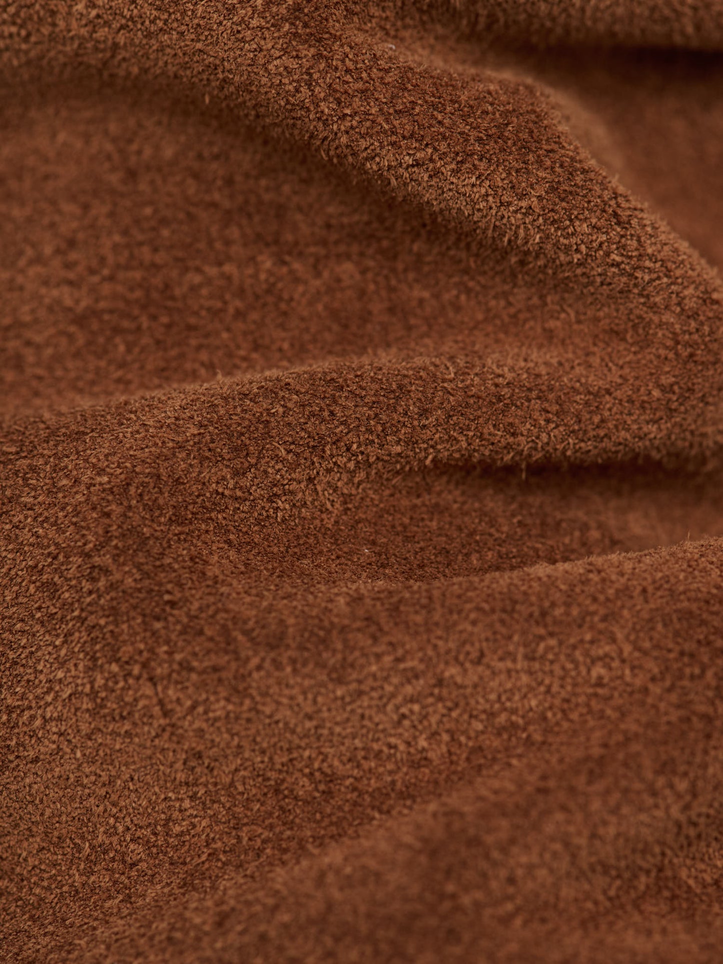 Heavyweight Suede Five-Pocket Chore Jacket, Rust