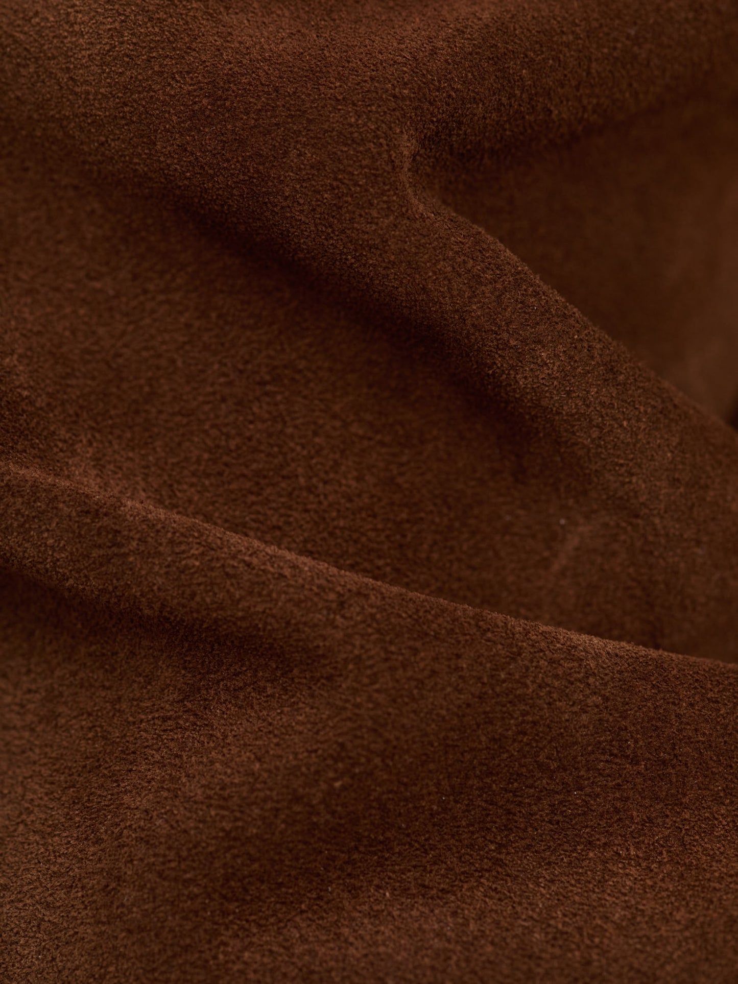 Roughout Suede Overshirt, Dark Brown