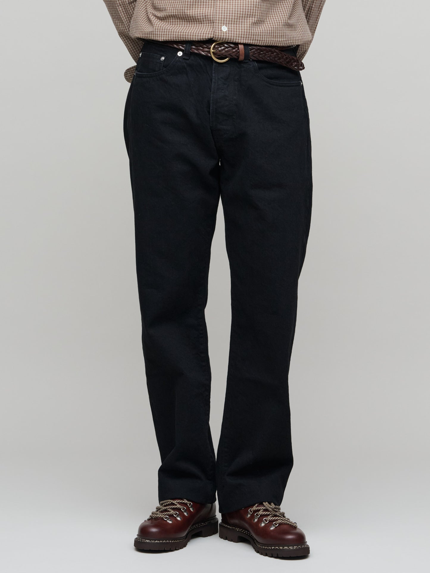 Easy Fit Selvedge Jeans, Rinsed Black