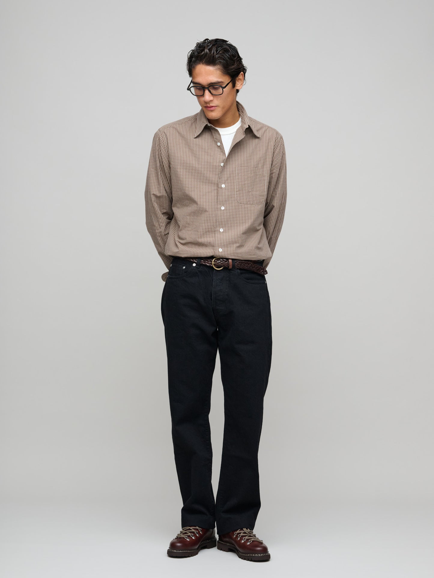 Easy Fit Selvedge Jeans, Rinsed Black