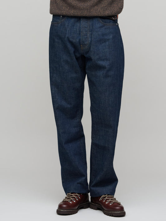 Easy Fit Selvedge Jeans, Rinsed Blue