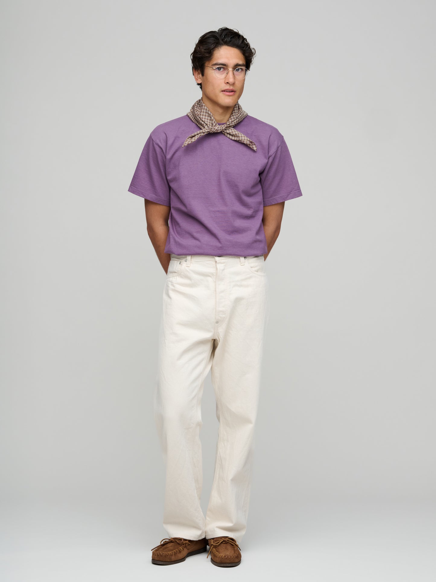 Grand Dad's 1011 relaxed Fit Denim, Ecru