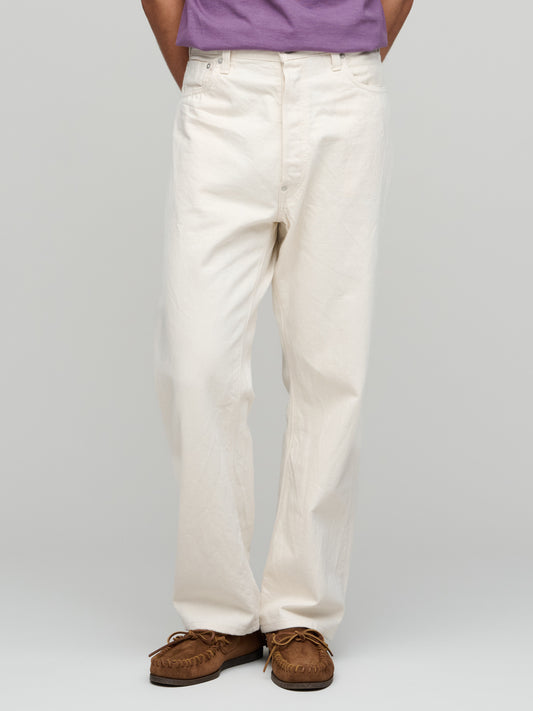 Grand Dad's 1011 relaxed Fit Denim, Ecru