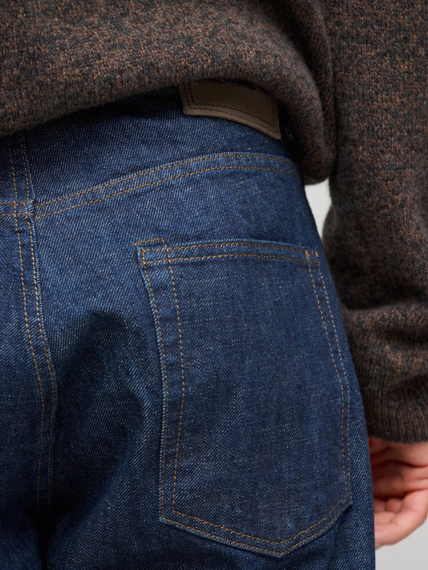 Easy Fit Selvedge Jeans, Rinsed Blue
