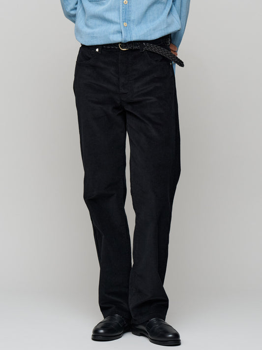 Easy Fit Jeans Corduroy, Black