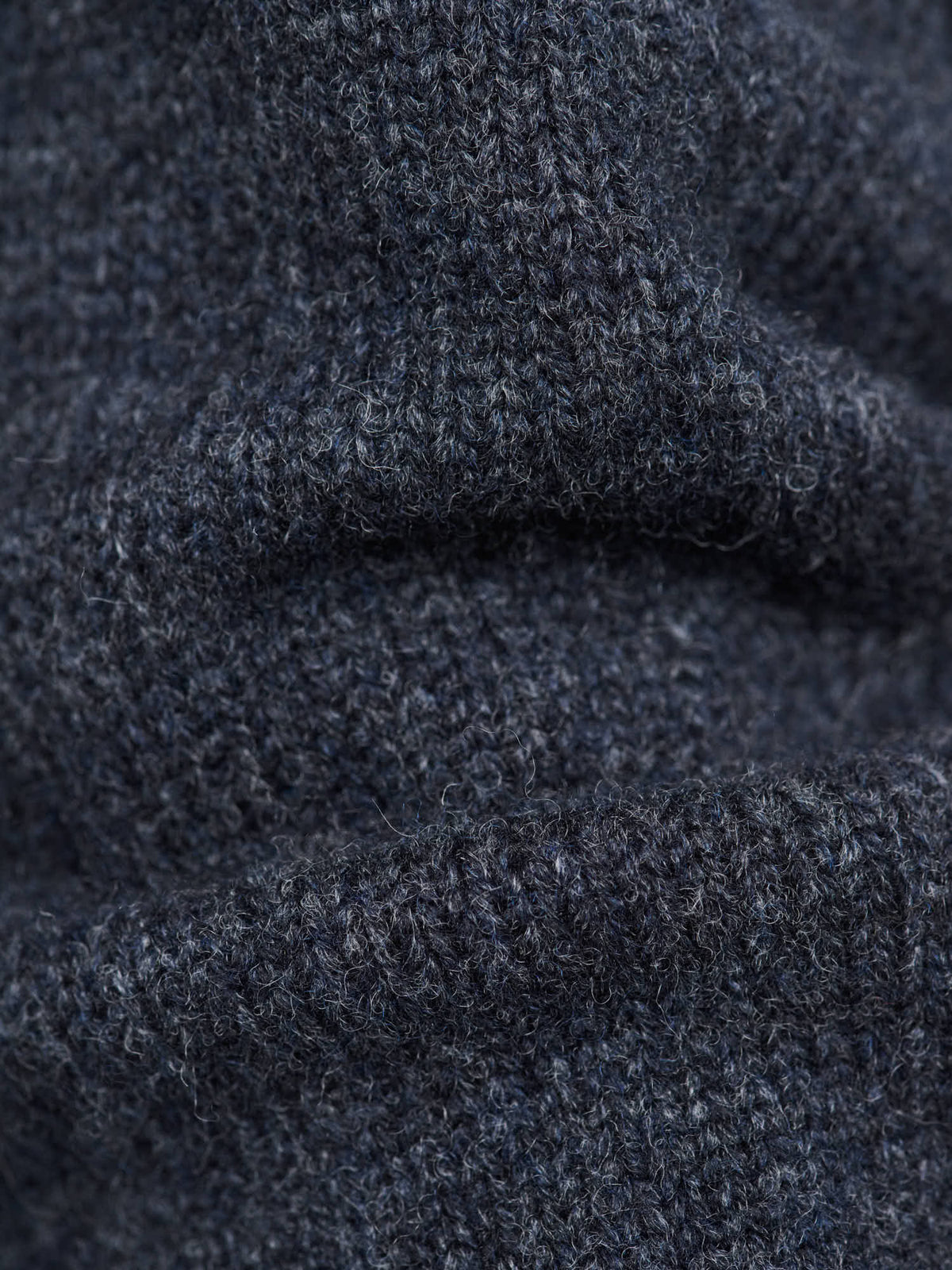 Cardigan Boiled Wool, Charcoal